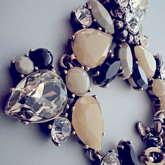 J. Crew Crystal Statement Necklace 19.5” - Picture 4 of 5